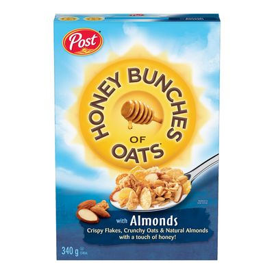 Post Honey Bunches Of Oat Almond Cereal, 340g