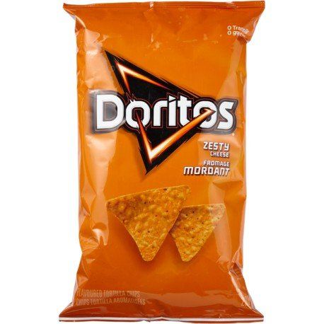Doritos Zesty Cheese Tortilla Chips 255g Imported from Canada