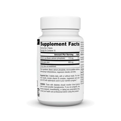 Source Naturals Alpha Lipoic Acid - Supports Healthy Sugar Metabolism, Liver Function Energy Generation, 300mg - 30 Time Release Tablets