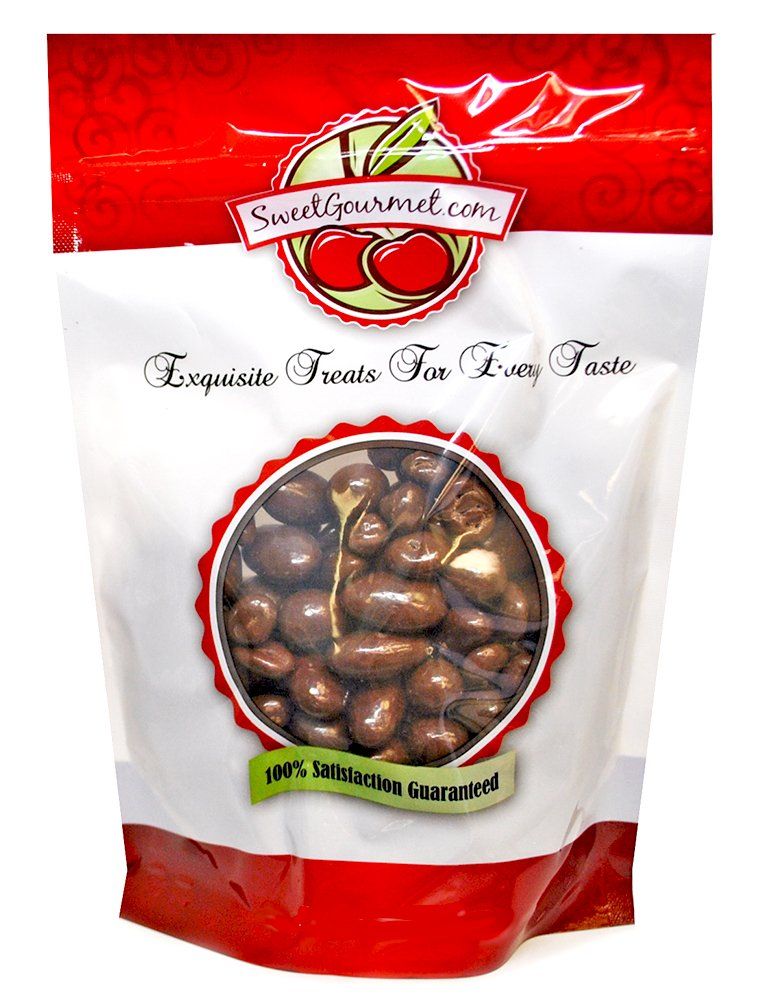 SweetGourmet Milk Chocolate No Sugar Added Bridge Mix Almonds, Peanuts, Raisins and Cr mes 1 pound
