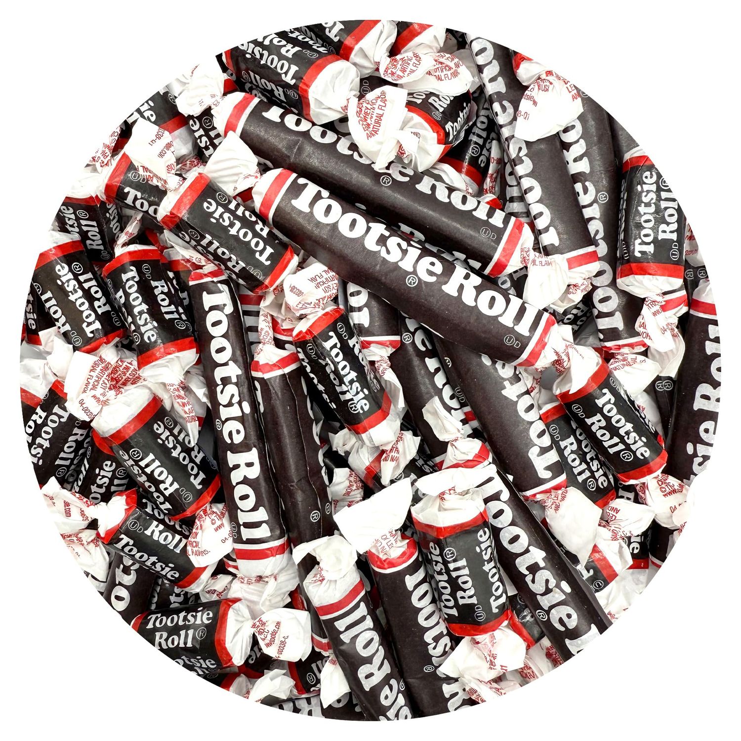 TootsieMidgees Large Mix, 2lb Bulk Bag, Mini Large Chocolate Bars, Individually Wrapped Bulk Candy, The Hampton Popcorn Candy Company