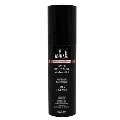 Whish Dry Oil Body Mist with Bakuchiol, 4oz