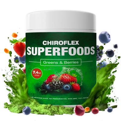 Total Tea Green Powder for Energy Digestive Health with Turmeric, Amla Powder Vitamin C - 30 Servings
