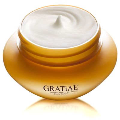 Gratiae organic silky body butter, shea butter, anti aging skin care, moisturizer, firming, lightweight, age spots Apple Green Tea Ginger 5.95 Fl oz
