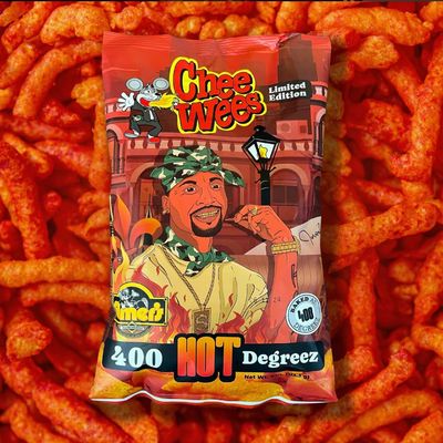 Elmer's New Orleans Chee Wees - LIMITED EDITION "Juvenile" 400 HOT Degreez (4, 4 oz)