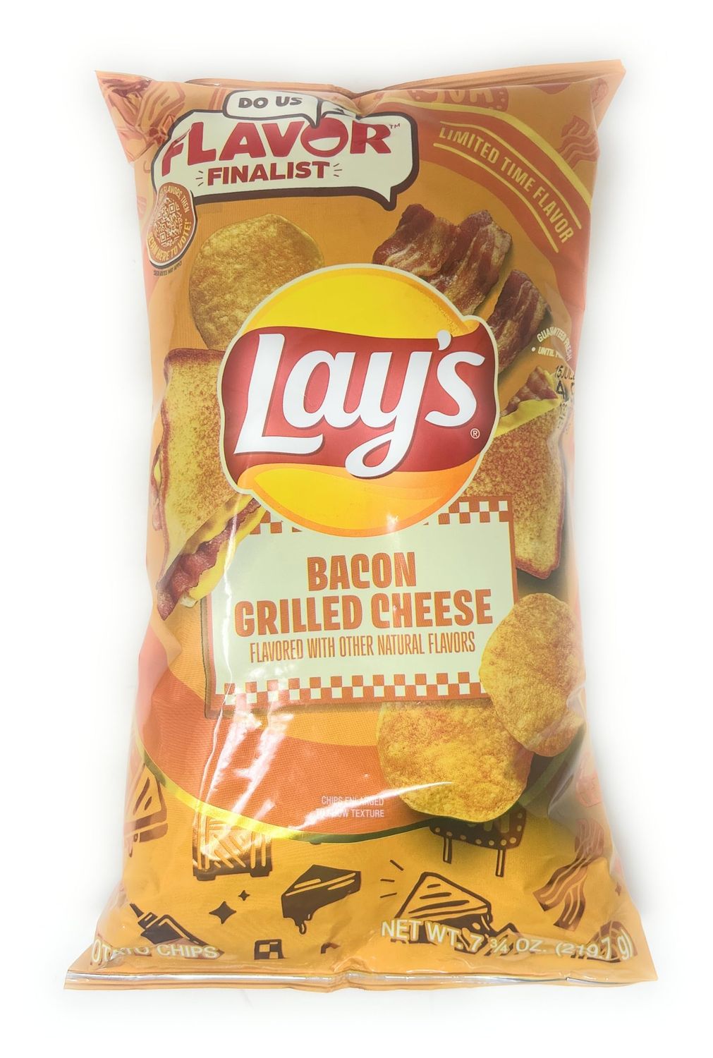 Lay&#39;s Bacon Grilled Cheese Flavored Potato Chips 7.75 oz 1 bag
