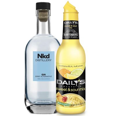Nkd Distillery Gin Alternative Premium Non-Alcoholic Spirit - Zero Alcohol With Daily Sweet Sour