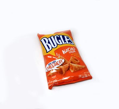 JFS Bugles Nacho Cheese Corn Chips (3 Bags) 7.5 oz