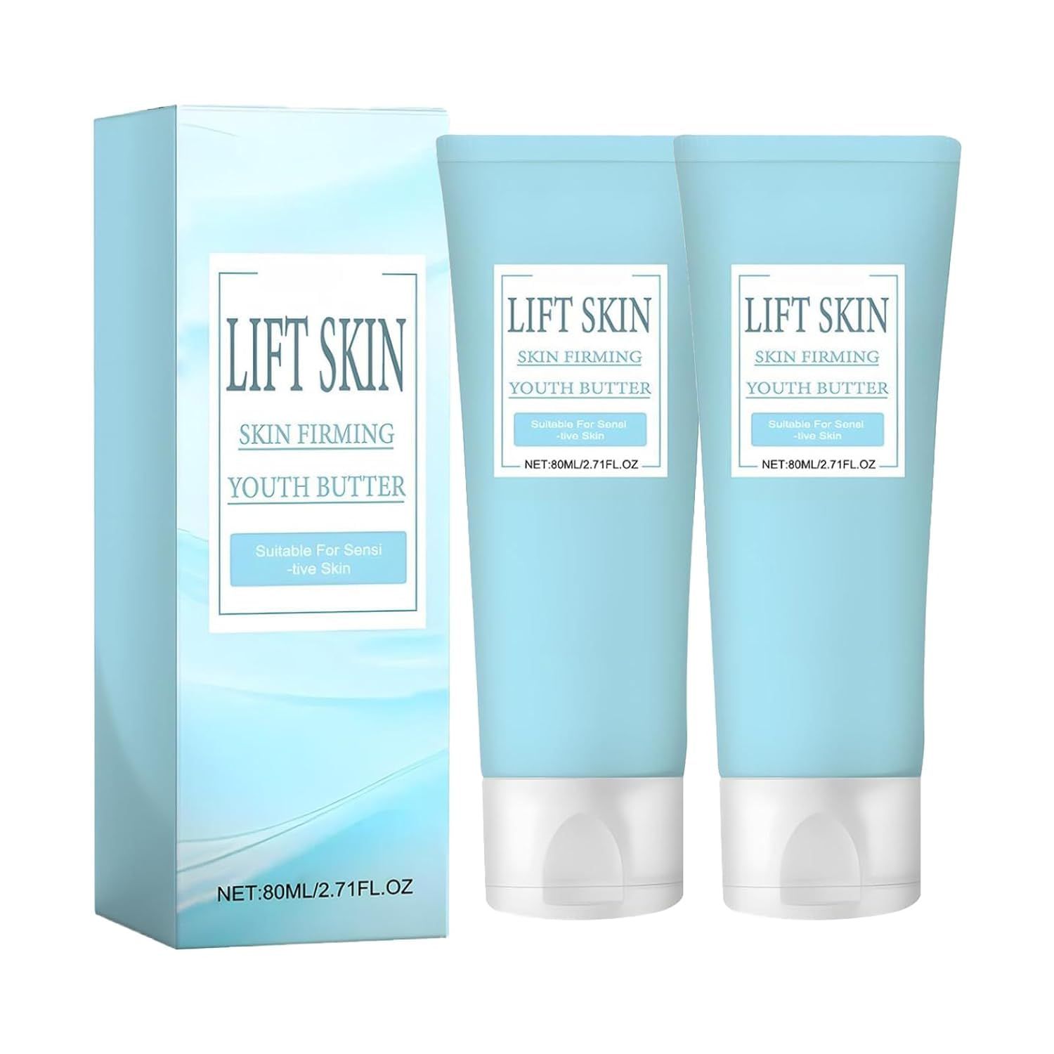 DyKay Luxelift Skin Firming Youth Butter, Butter Anti Aging Moisturizer, Luxelift Skin Firming Cream for Body Loose Skin for Face Neck Arms Legs