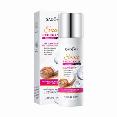 HWCAIHST Snail Emulsion,Snail Reconstituted Collagen Lotion Emulsion - Powerful Regenerative and Hydrating Effects (1PCS)