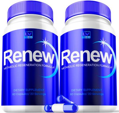 2 Pack - Renew, Renew Capsules, Renew Pills, Renew Capsules Advanced, Renew Maximum, 120 Capsules for 2 Months