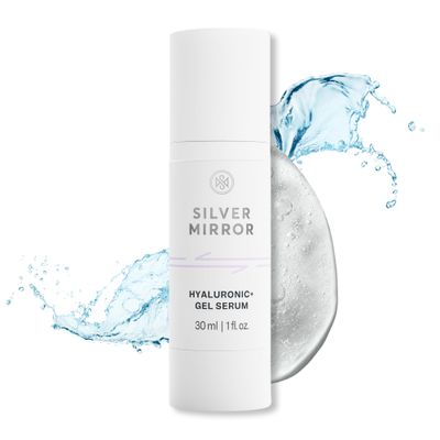 Silver Mirror Hyaluronic Acid Face Serum for All Skin Types, Skincare Solution, Hydrating and Moisture-Locking Serum, Lightweight Facial Serum, 1 fl oz