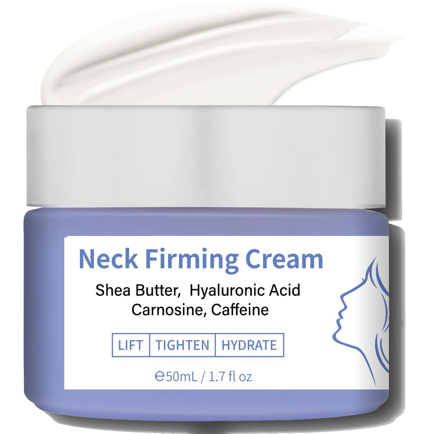 NCEPROHR Neck Firming Cream: Anti Aging Necks Cream D collet Neck Tightening Cream for Sagging Skin Wrinkles for an Even Skin Tone Necks Lift - Ideal Gift for Women Men 1.7 oz