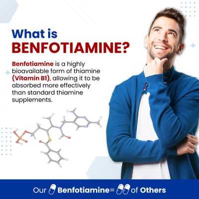 VITAL HERBAL Liposomal Benfotiamine with Alpha Lipoic Acid - Maximum Potency- Support Healthy Metabolism - Made in The USA