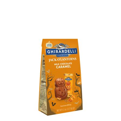 Milk Chocolate Caramel Jack O&#39; Lanterns 4.1oz Bag