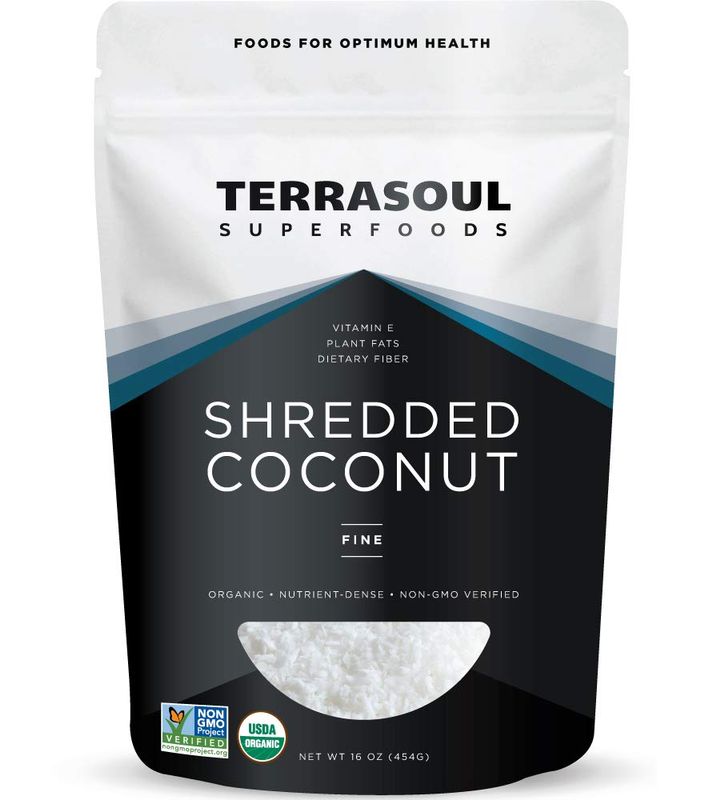 Terrasoul Superfoods Organic Coconut Flakes, 16 Oz - Finely Shredded Macaroon Cut