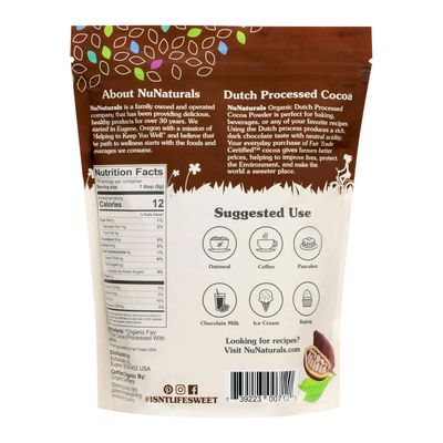 Cocoa Dutch Process Organic 10-12 1 lb 2 Pack