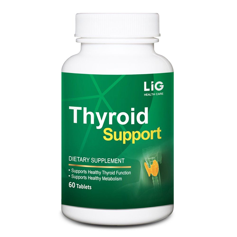 LIG Thyroid Support-Natural Supplement for Goiter Hashimoto&#39;s Thyroiditis-Balance Hormone Levels-Maintain Thyroid Gland Function