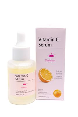 10 Vitamin C Serum - Face Serum - Korean - Brightening Anti-Aging Formula with Ferulic Acid Niacinamide - Improves Skin Tone, Dark Spots, Fine Lines Wrinkles - Natural Ingredients 30ml
