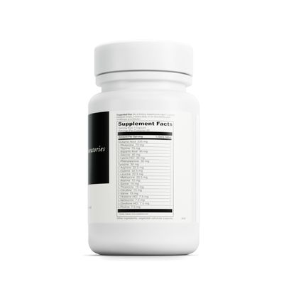 DAVINCI Labs Amino 21 - Supports Brain Function Muscle Metabolism - Amino Acid Dietary Supplement with L-Glutamine, L-Lysine HCl, Tyrosine, L-Arginine and More - Gluten-Free - 90 Capsules, 750 mg