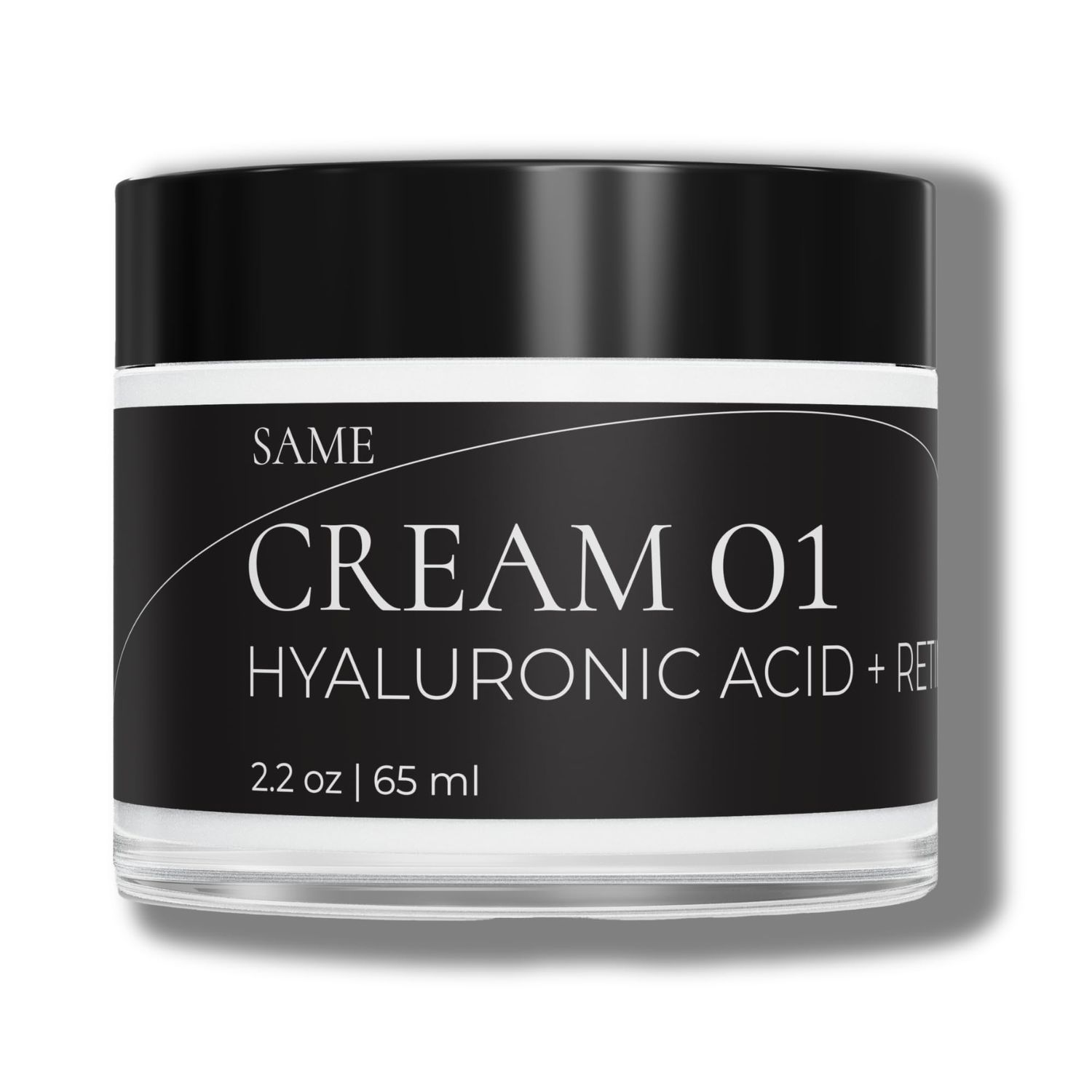 Same Skincare Face Cream 01: Hyaluronic Acid Retinol Serum for Face with Vitamin C, A E, Glycerin, Green Tea Extract, Hydrating Face Serum, Supports Anti Aging, Fine Lines, Cruelty Free, 2.2 oz