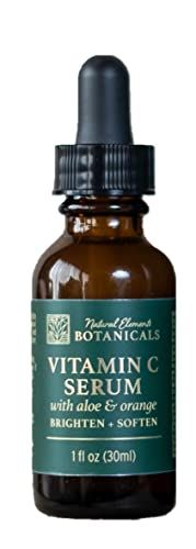 Natural Elements Botanicals Vitamin C Serum Super C Serum, Face Serum for Dark Spots, Fine Lines, Wrinkles Dark Circle Remover Vitamin E, Hyaluronic Acid Boost Collagen