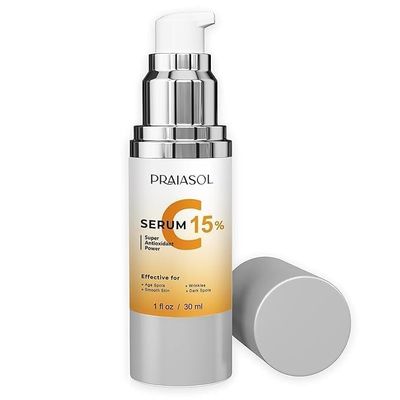 Total Package Serum: Super Vitamin C Serum for Mature Skin - All in One Advanced Anti-Aging Formula for Face Hydrating, Firming, Lifting Wrinkle Reduction