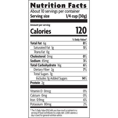 Love Crunch Organic Dark Chocolate Hazelnut Butter Granola, 10.6 oz (Pack of 1), Non-GMO, Fair Trade, by Nature's Path