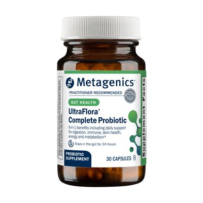 Metagenics UltraFlora Complete Probiotic - Gut Health Supplement - Supports Metabolism, Skin, Energy Immune Health - 36 Billion CFU - Non-GMO Gluten-Free - 30 Capsules