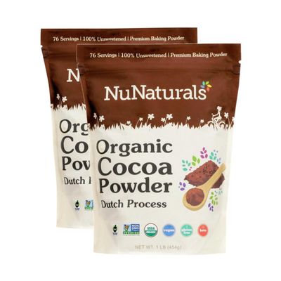 Cocoa Dutch Process Organic 10-12 1 lb 2 Pack