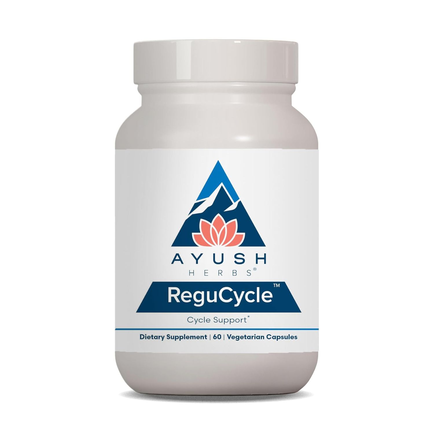 Ayush Herbs Regu-Cycle - Hormone Balance for Women, Hormonal Support, Period Support Relief, Reproductive Health, Regulate Menstrual Cycle, Ovarian Support Supplement - 60 Vegetarian Capsules