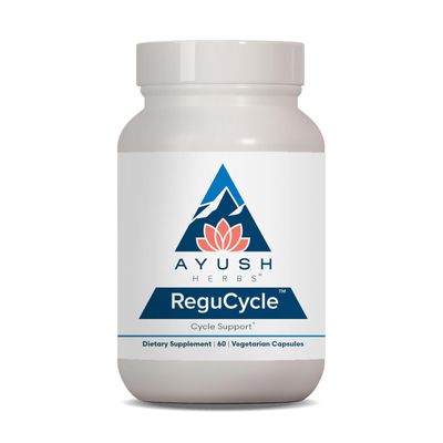 Ayush Herbs Regu-Cycle - Hormone Balance for Women, Hormonal Support, Period Support Relief, Reproductive Health, Regulate Menstrual Cycle, Ovarian Support Supplement - 60 Vegetarian Capsules