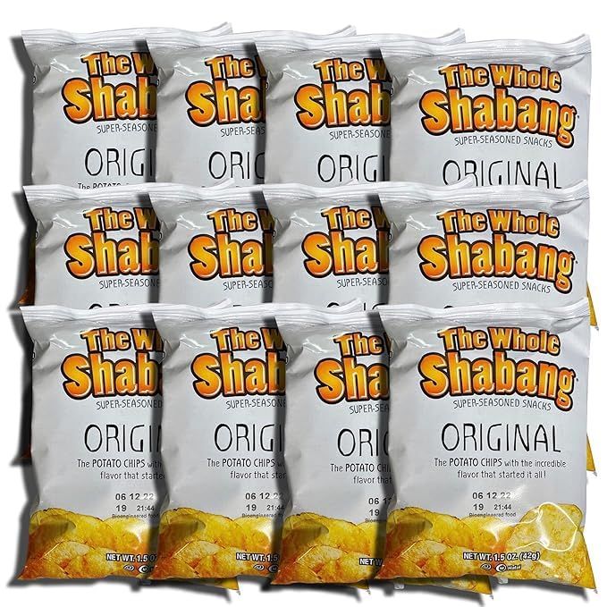 The Whole Shabang Potato Chips by Moon Lodge Bundled by Forat Snacks - Original Flavor, 1.5 Oz (Pack of 12)