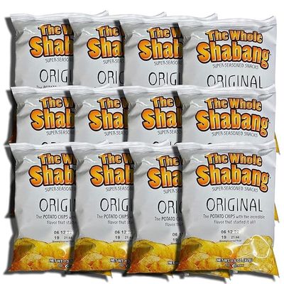 The Whole Shabang Potato Chips by Moon Lodge Bundled by Forat Snacks - Original Flavor, 1.5 Oz (Pack of 12)