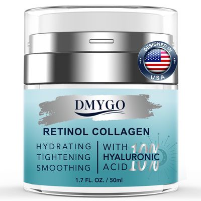 Instant Face Lift Cream with Retinol, Collagen Hyaluronic Acid, Neck Cream for Tightening and Firming - Anti Aging Face Moisturizer for Women Men Reduce Wrinkle, Retinol Cream for Face, 1.7 FL OZ