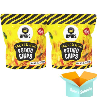 Irvins Salted Egg Potato Chips - Salted Egg (2-Pack) Salted Egg Potato Chips Singapore Salted Egg Potato Chips