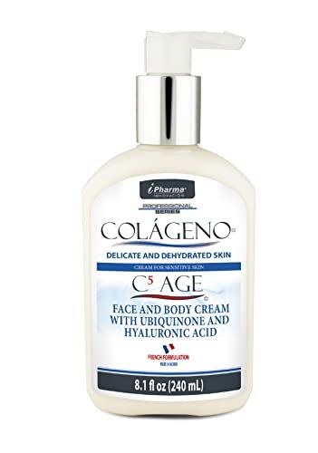 C5 Age Anti-Aging Anti-Wrinkle Cream with 5 Collagen Peptides - Hydrating Firming Facial Body Treatment for Younger, Smoother Skin IPHARMA