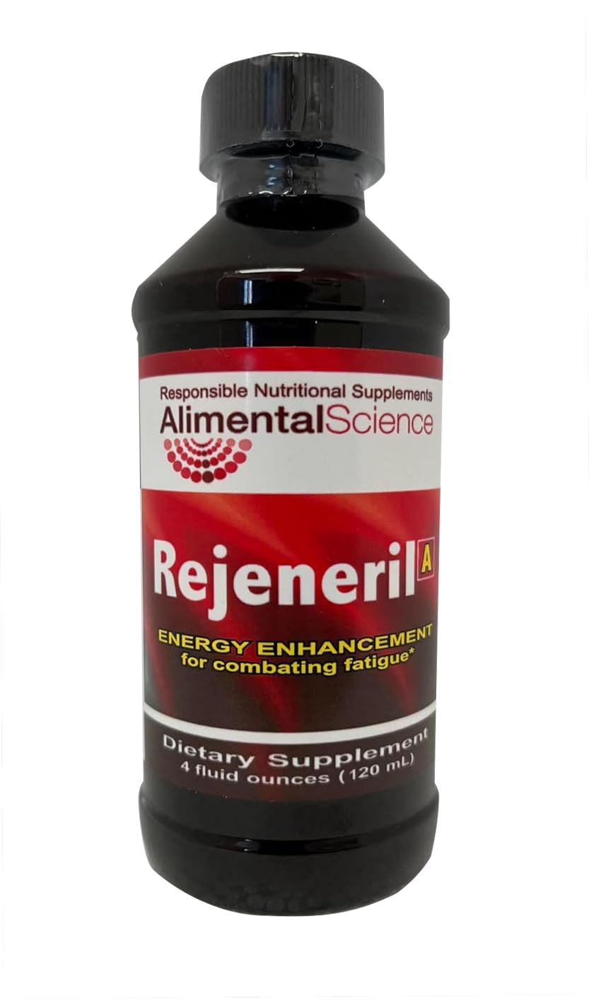 Rejeneril-A Liquid Supplement - Liquid Blend for Maximum Absorption - Natural Energy Boost with Alpha Lipoic Acid Vitamin Blend, Sugar-Free, Caffeine-Free, Gluten-Free (4 oz)