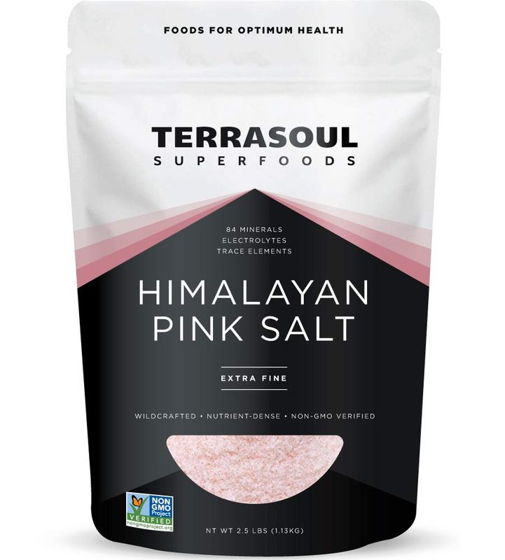 Terrasoul Superfoods Himalayan Pink Salt, 2.5 Lbs - Extra Fine Trace Minerals