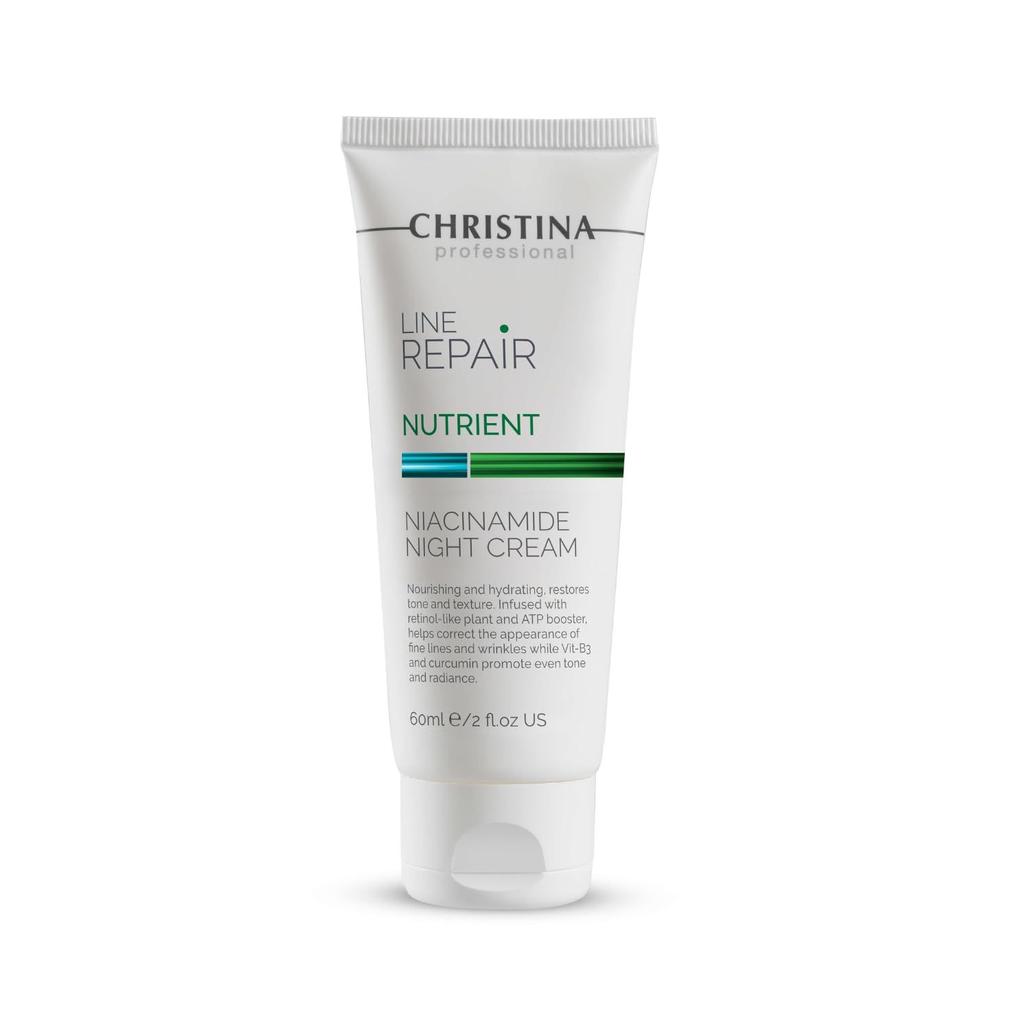 -CHRISTINA- Line Repair Nutrient Niacinamide Night Cream - For Combination Normal Dry Skin 60 ml 2 fl.oz