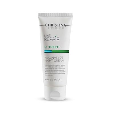-CHRISTINA- Line Repair Nutrient Niacinamide Night Cream - For Combination Normal Dry Skin 60 ml 2 fl.oz