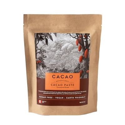 Cacao Adventures Ceremonial Grade Cacao 100 Pure Cacao Dairy Vegan Free Unsweetened Vegan Peruvian Cacao