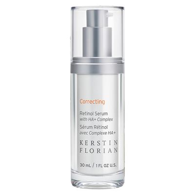 Kerstin Florian Retinol Serum with Hyaluronic Acid Anti-Aging Hydrating Face Treatment Reduces Fine Lines Wrinkles 1 fl oz