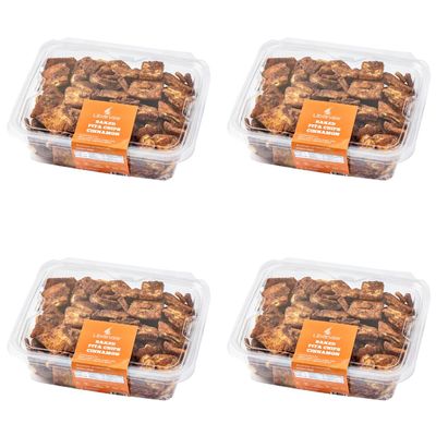 Libanais Baked Cinnamon Pita Chips 4 pack, 11 oz each container