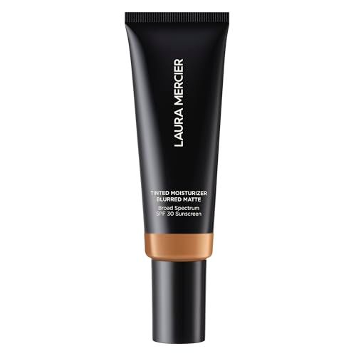 Laura Mercier Tinted Moisturizer Blurred Matte with SPF 30: 24HR Shine Control and Blurring, Long Lasting, Sheer to Light, Buildable Coverage, Blurs the Look of Pores, Skin Tint, 5N Clay