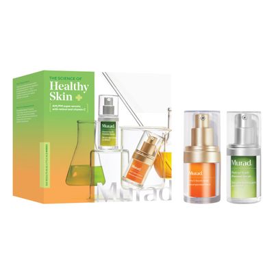 Murad AMPM Super Serums - 2-Piece Trial Kit (96 Value) - Retinol and Vitamin C Serums - Vita-C Glycolic Serum 0.5Fl Oz, Retinol Serum 0.5Fl Oz