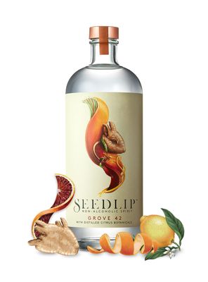 Seedlip Grove 42 - Non-alcoholic Spirit Calorie Free, Sugar Free Spirits Alternative Alcohol Free Cocktails 23.7fl oz (700ml)