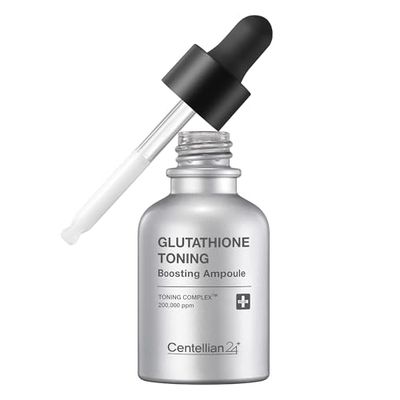 Centellian 24 Glutathione Toning Boosting Ampoule - Illuminated Even Skin Tone. Glutathione Complex 200,000 ppm, Niacinamide Vitamins (1.01 fl oz) by Dongkook Pharmaceutical