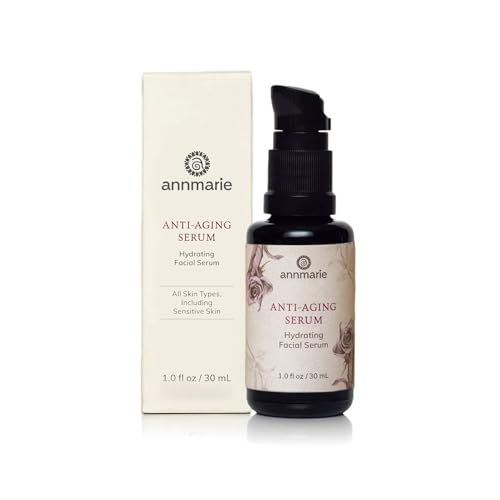 Annmarie Skin Care Anti-Aging Serum - Aloe-Vera Based Serum with Hyaluronic Acid Herbal Extracts. Hydrating Firming Serum for Dry Skin, Fine Lines Wrinkles, For All Skin Types (30ml, 1.0 fl oz)