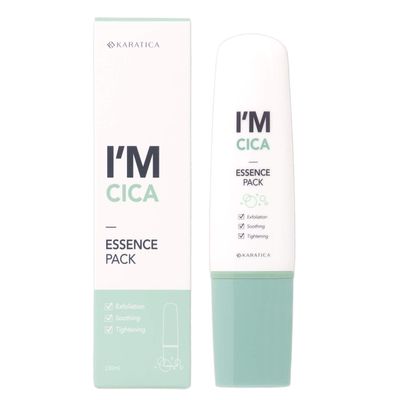 KARATICA I&#39;M CICA, Foaming Facial Cleanser, Anti-Aging, Blemish Control, Exfoliating Dead Skin, Reduce Redness, Balance PH, For Oily, Dry and Sensitive Skin, Moisturizing Cica, Sqalane, Tea Tree Oil